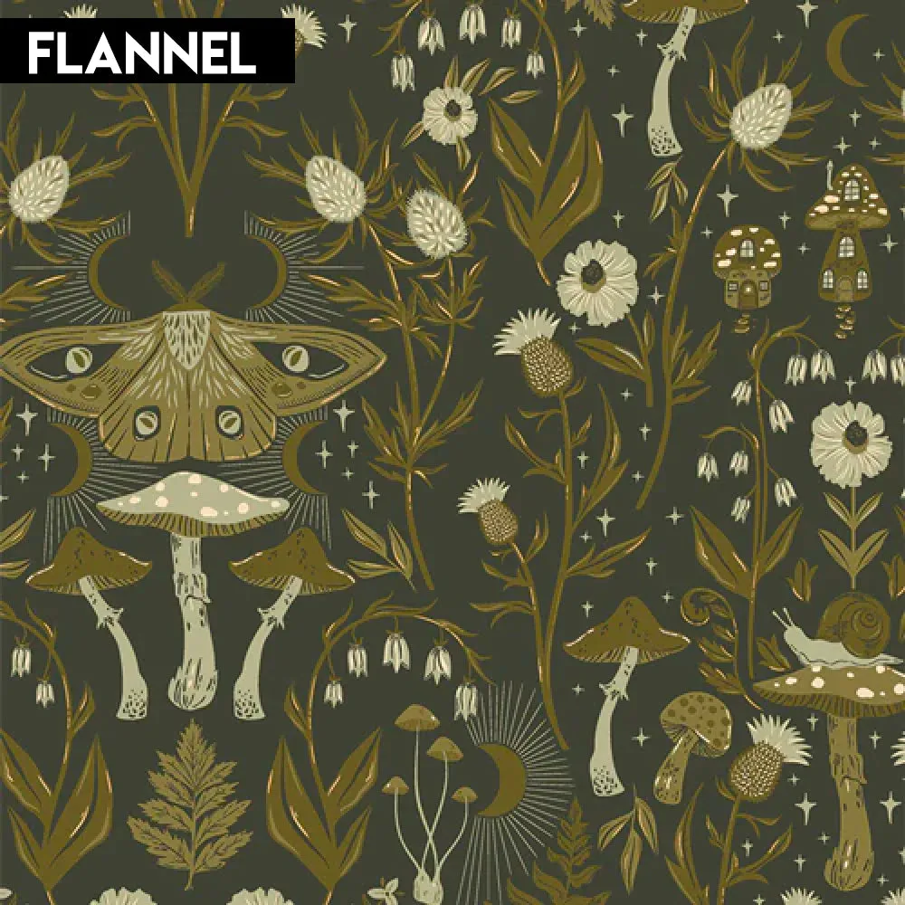 AGF Hidden Land Lunar Flannel Yardage
