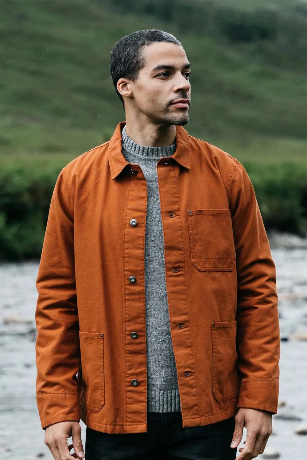 BASSET FLANNEL LINED JACKET Sable