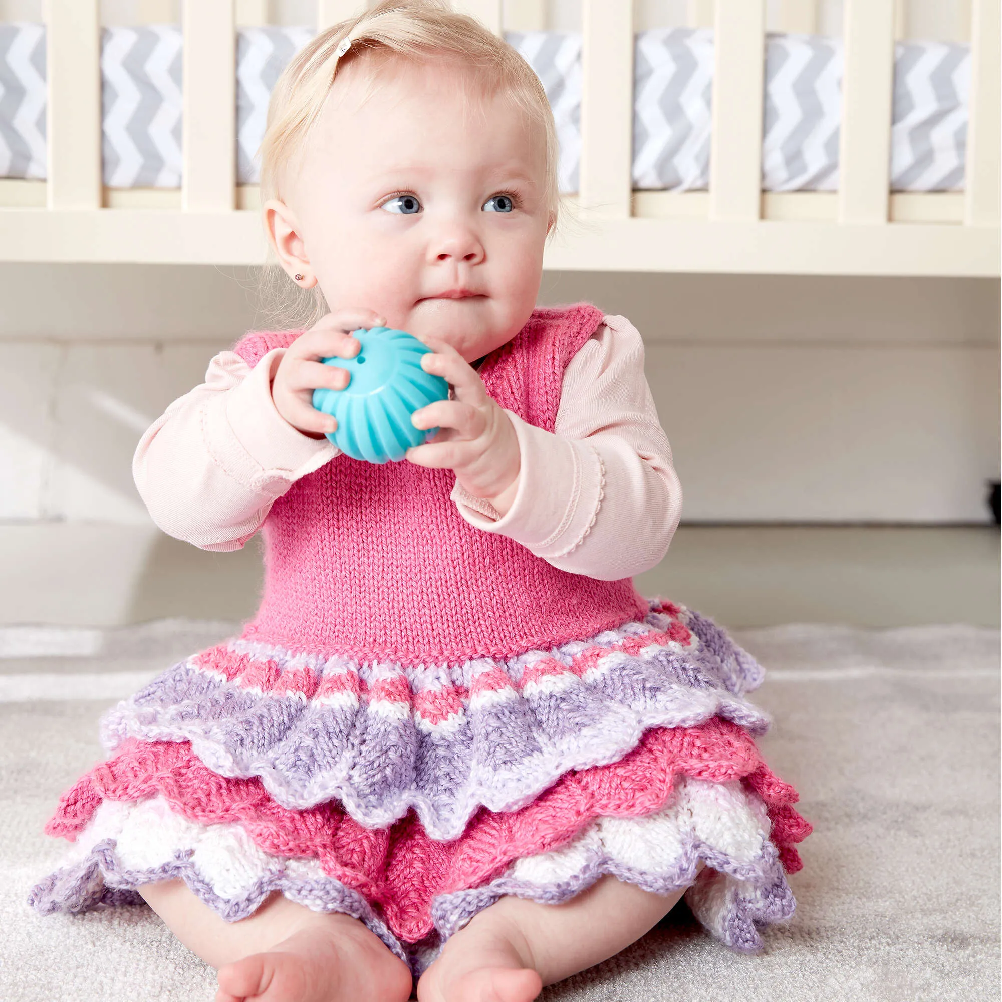 Bernat Layer Cake Knit Dress