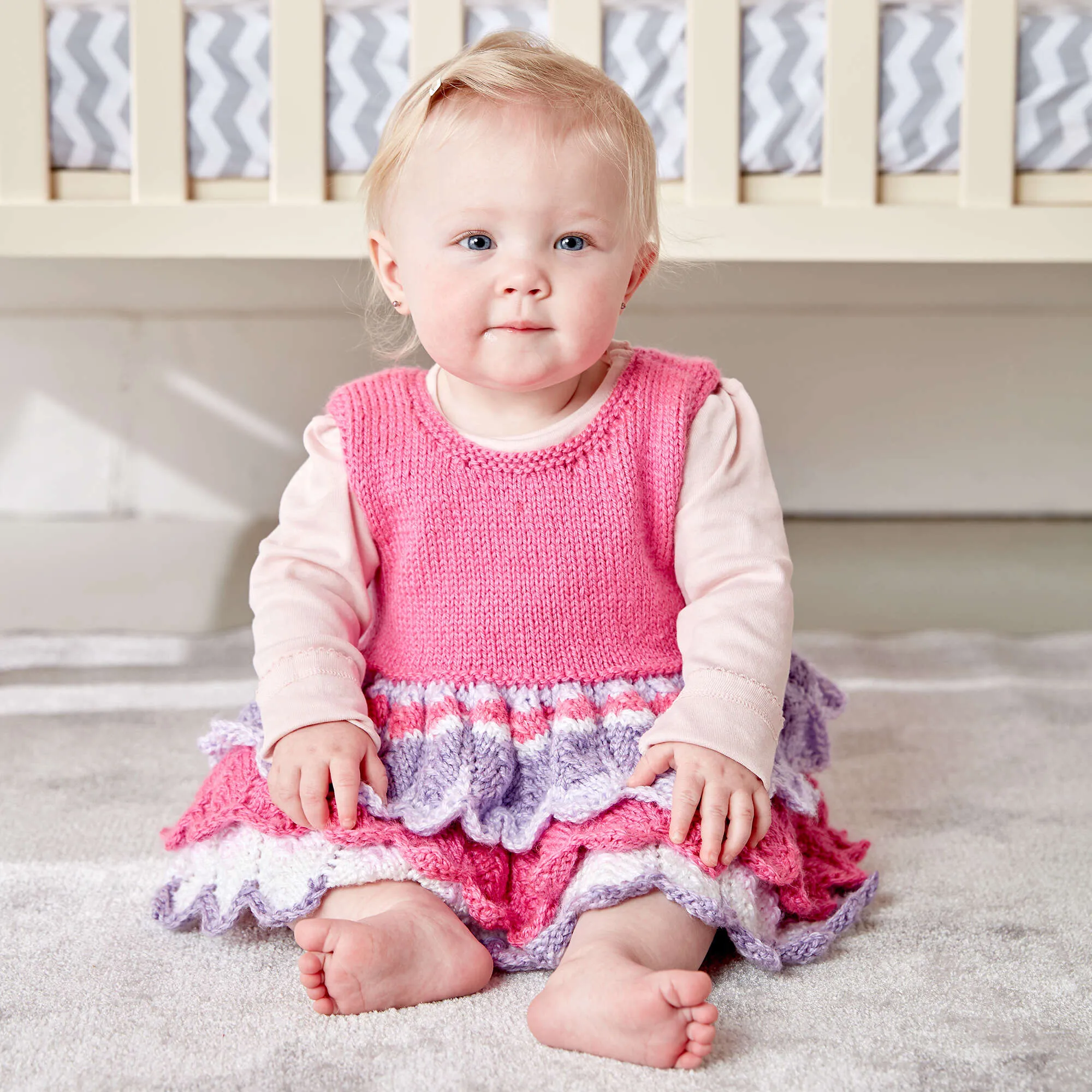 Bernat Layer Cake Knit Dress
