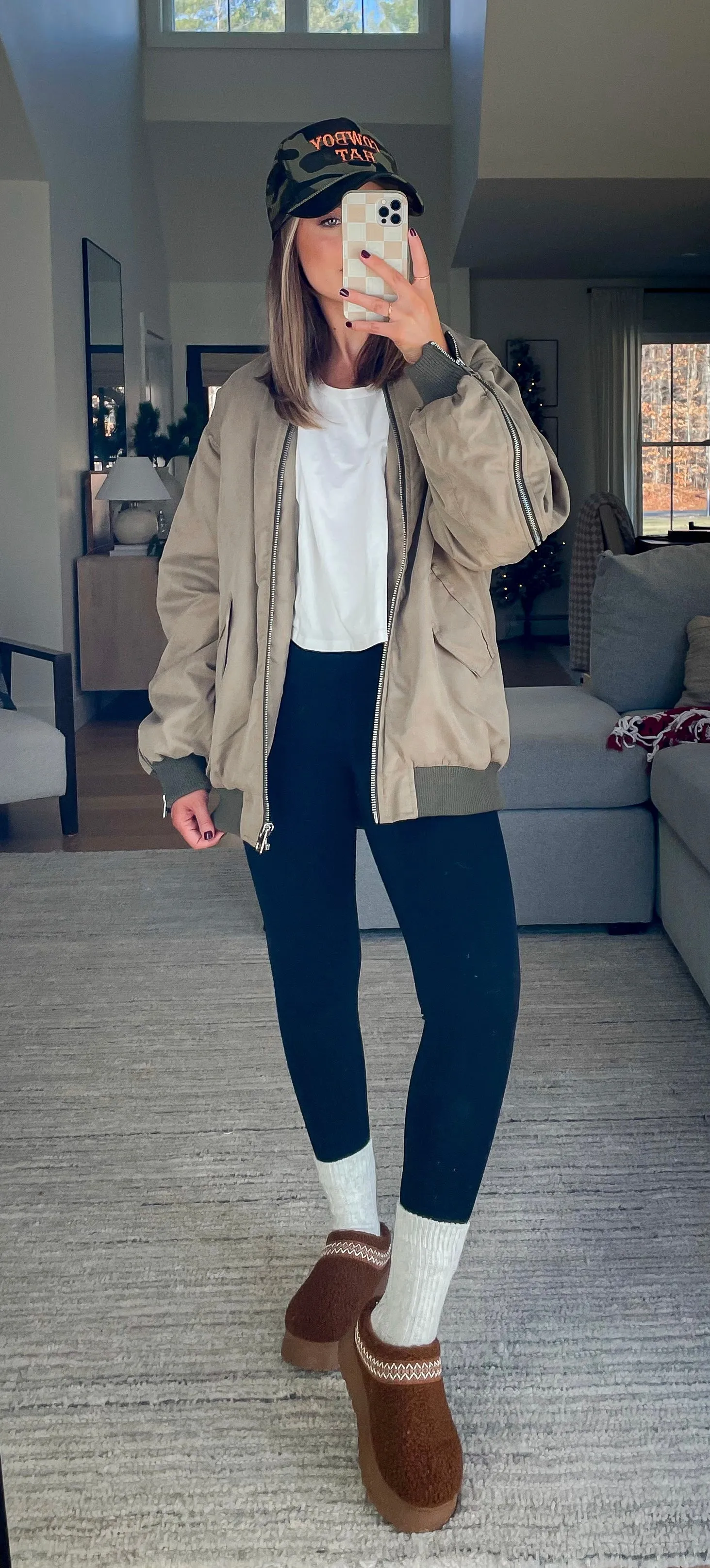 Cool In Khaki Bomber Jacket