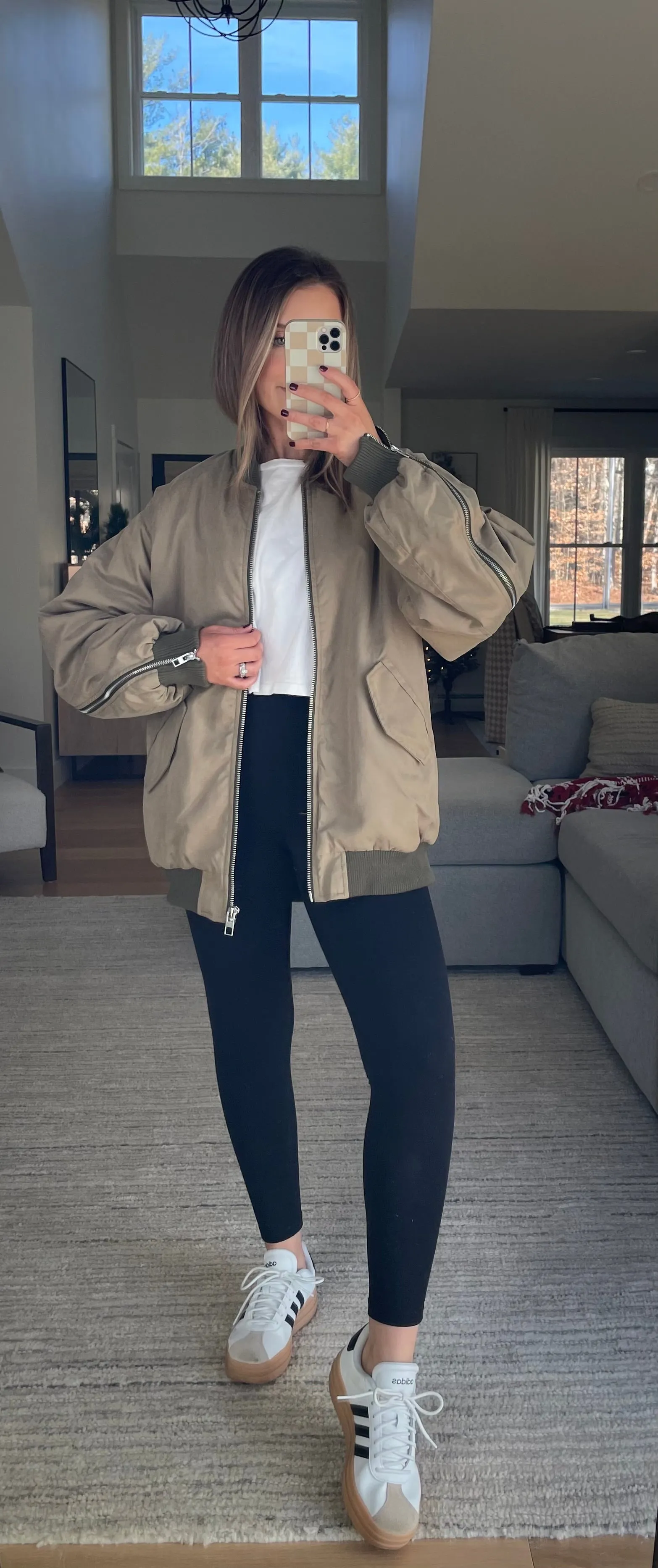 Cool In Khaki Bomber Jacket