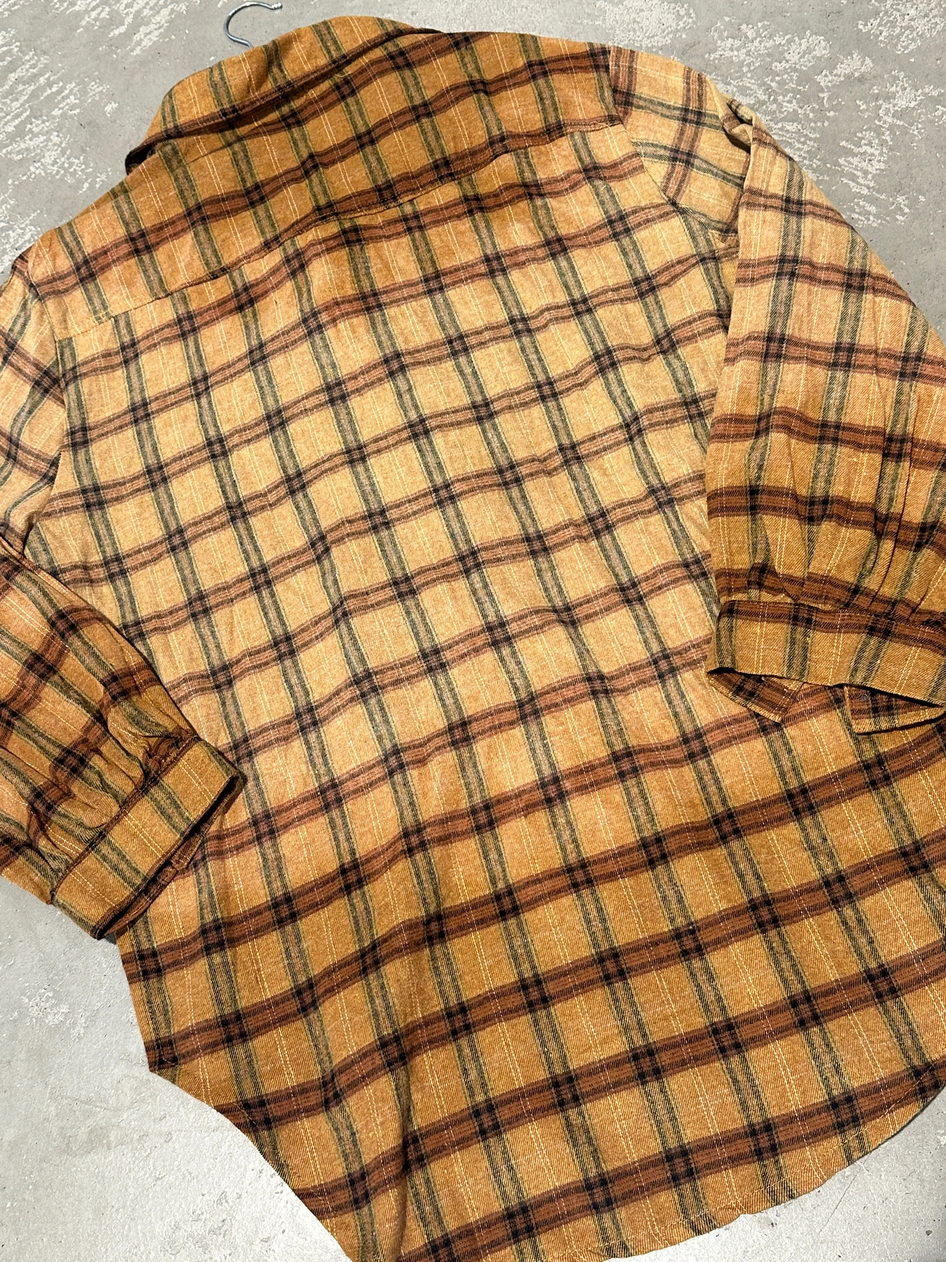 Daydreamer Lace Up Flannel - Caramel