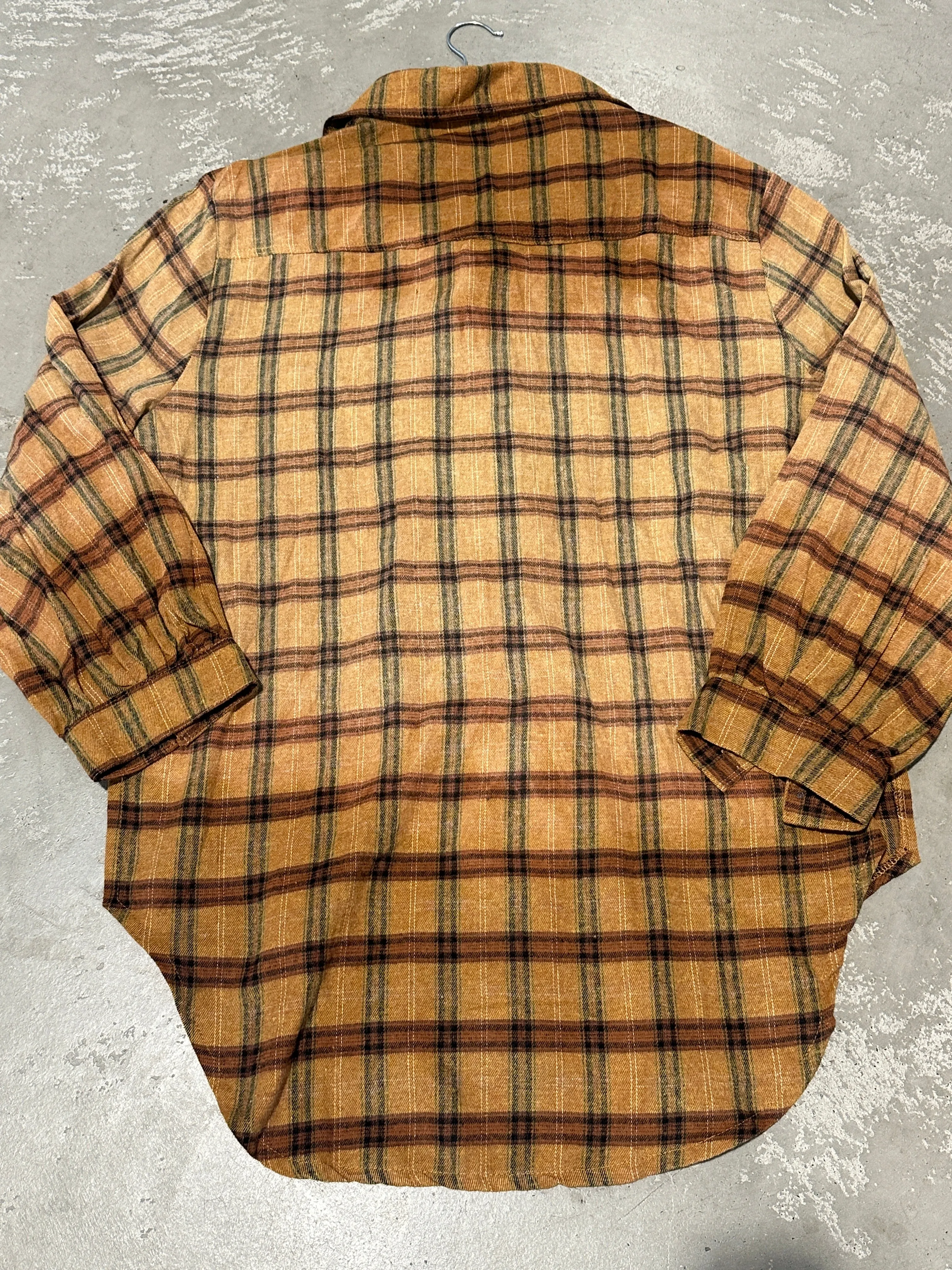 Daydreamer Lace Up Flannel - Caramel
