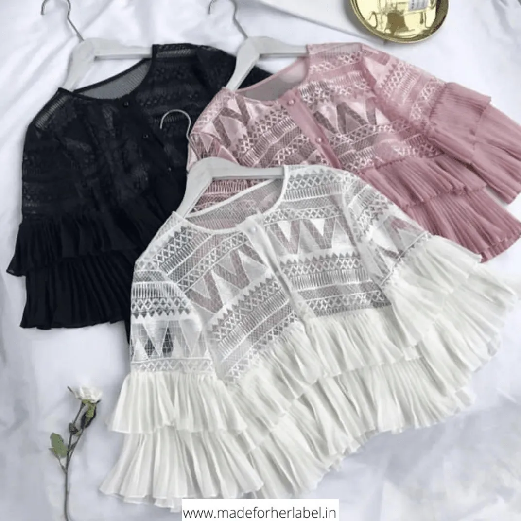 Destiny Fringe Lace Blouse