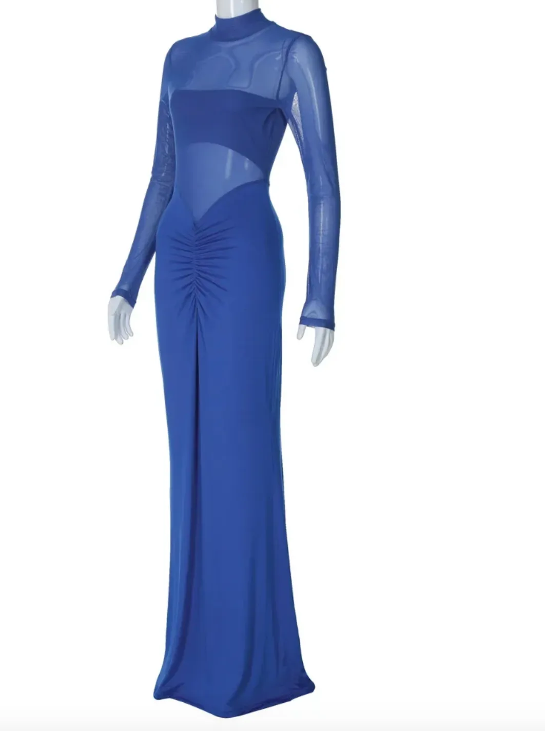 Elegant Cocktail Dress Party Dress Dress Mesh Dress Blue ANITA
