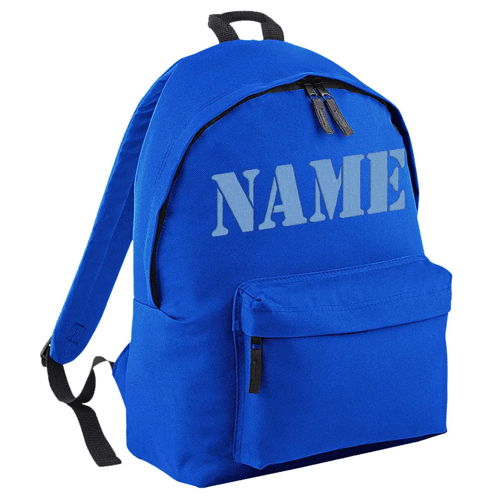 Embroidered Rucksack - Army Text