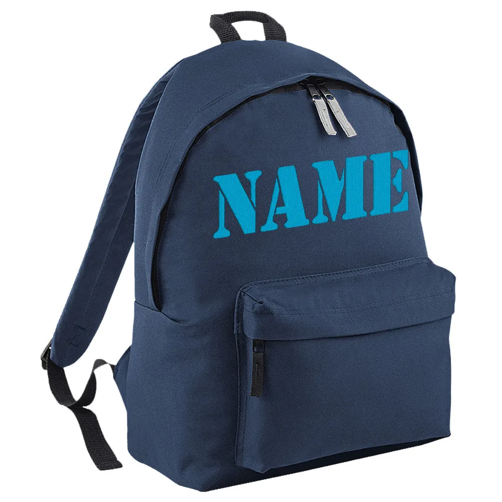 Embroidered Rucksack - Army Text