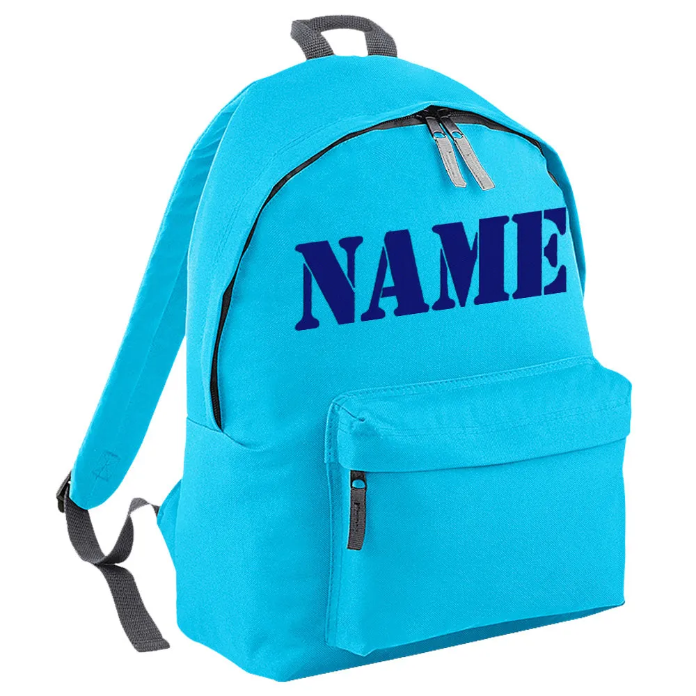 Embroidered Rucksack - Army Text