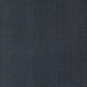 Farmhouse Flannel Houndstooth Plaid Black 108"
