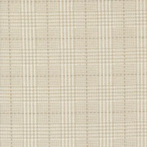 Farmhouse Flannel Houndstooth Plaid Cream 108"