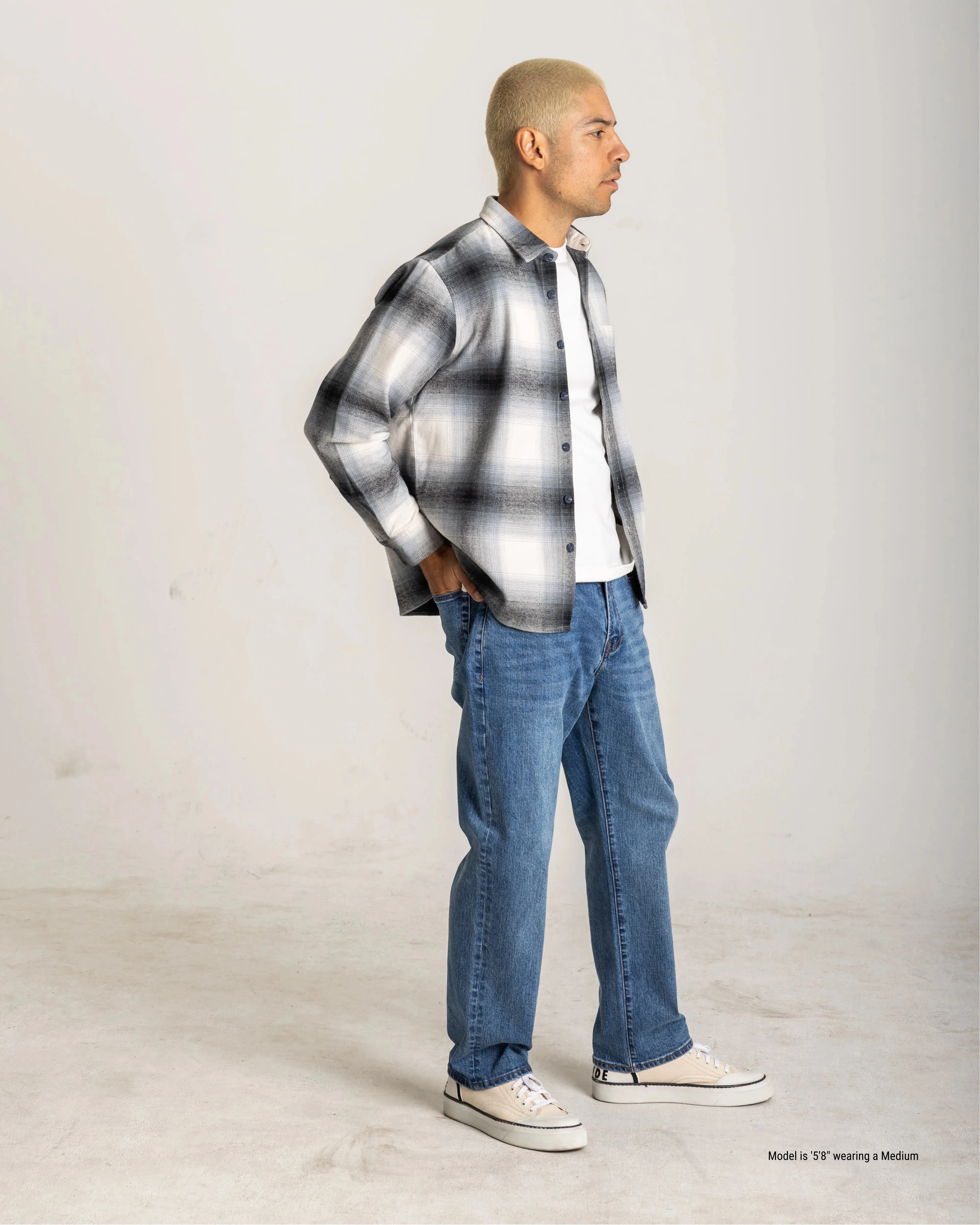 Flannel Shirt for Shorter Men