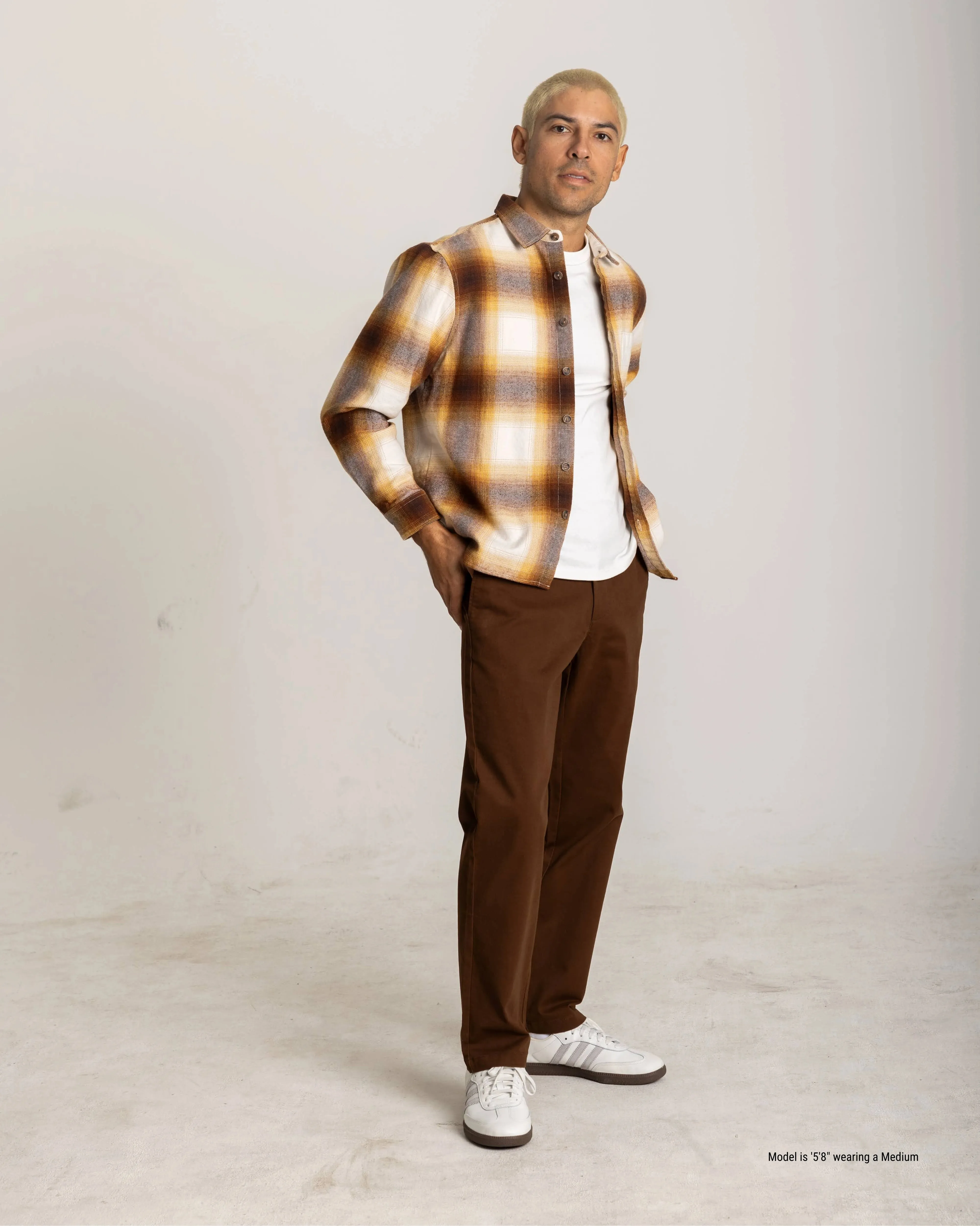 Flannel Shirt for Shorter Men