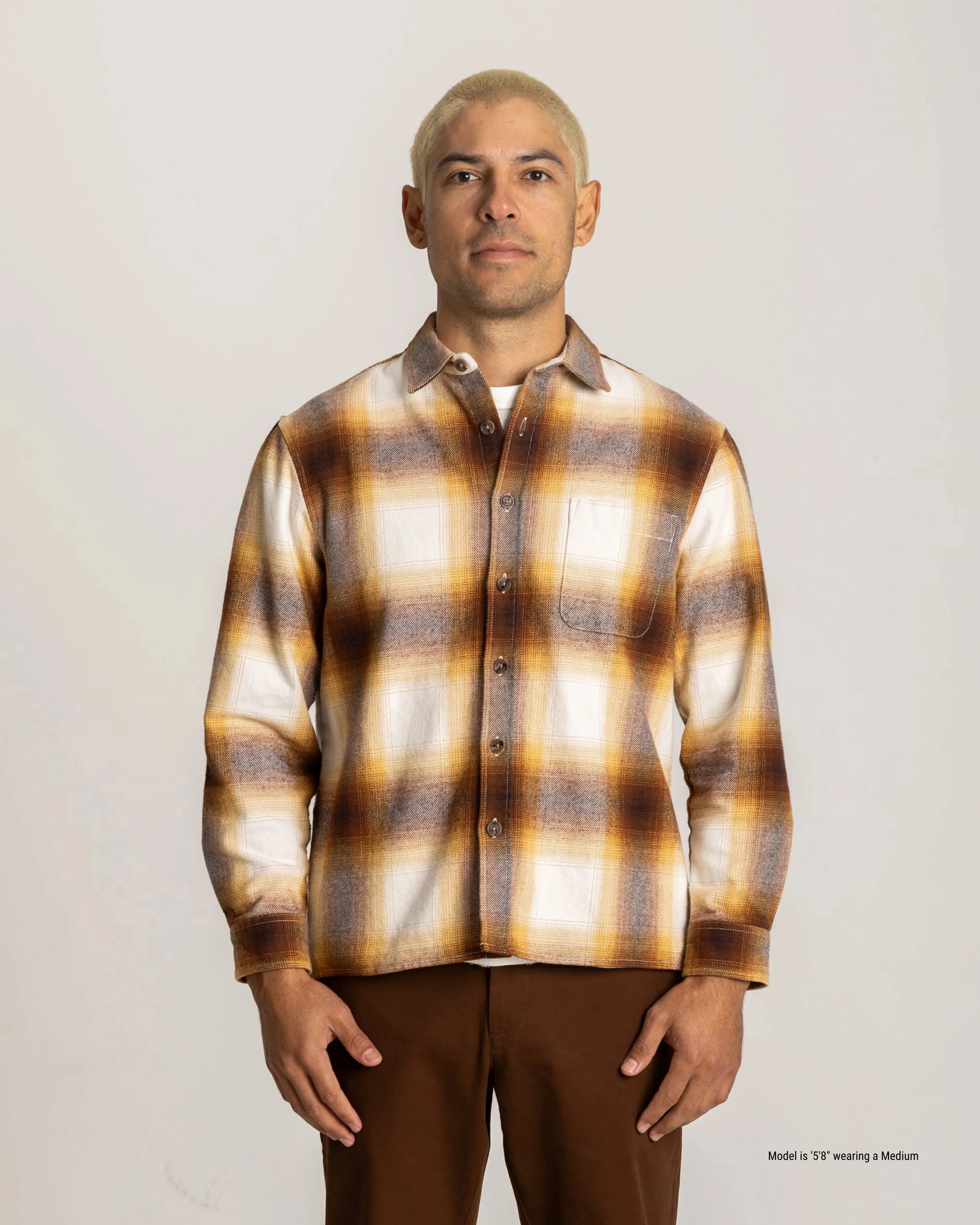 Flannel Shirt for Shorter Men