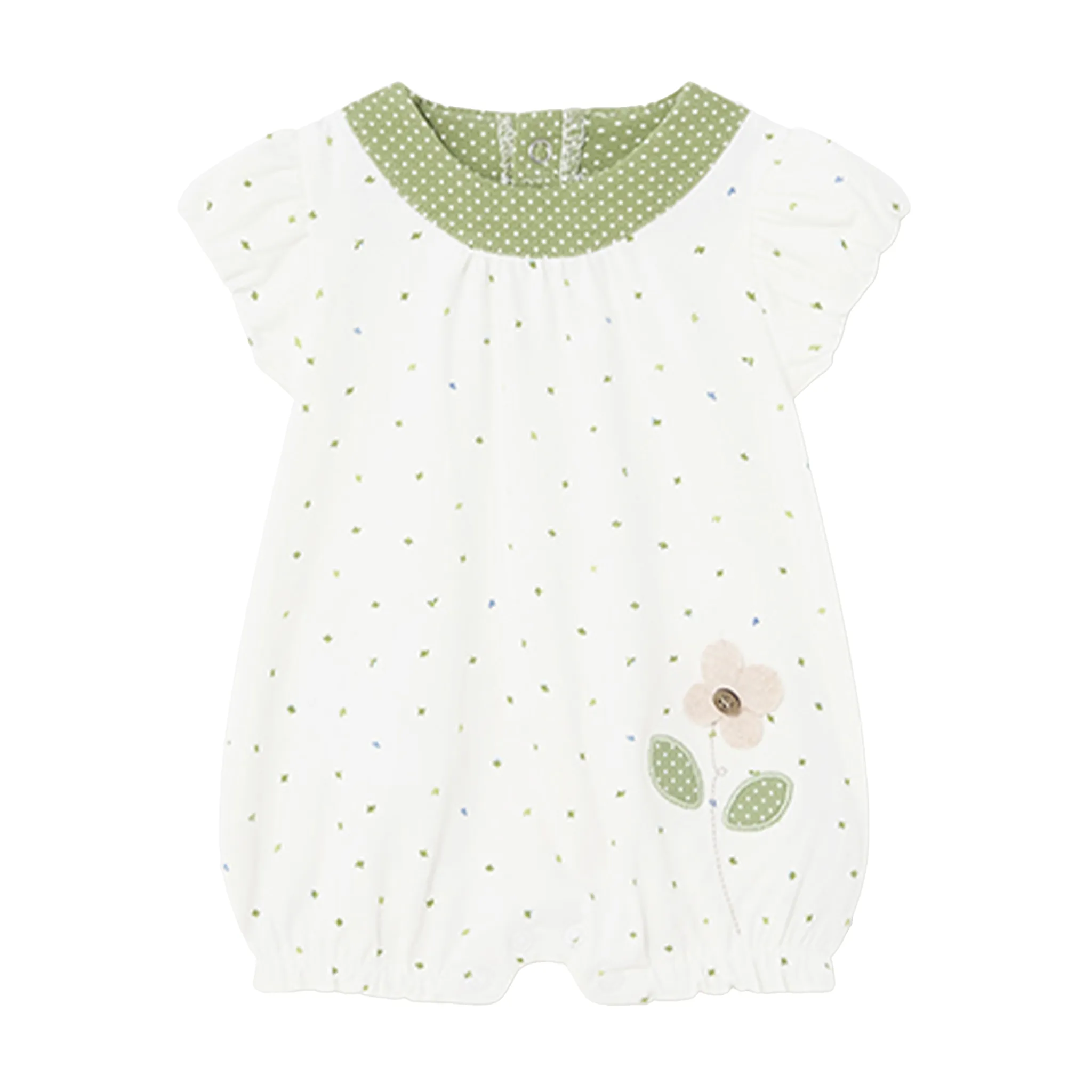 Green Flowered Bodysuit