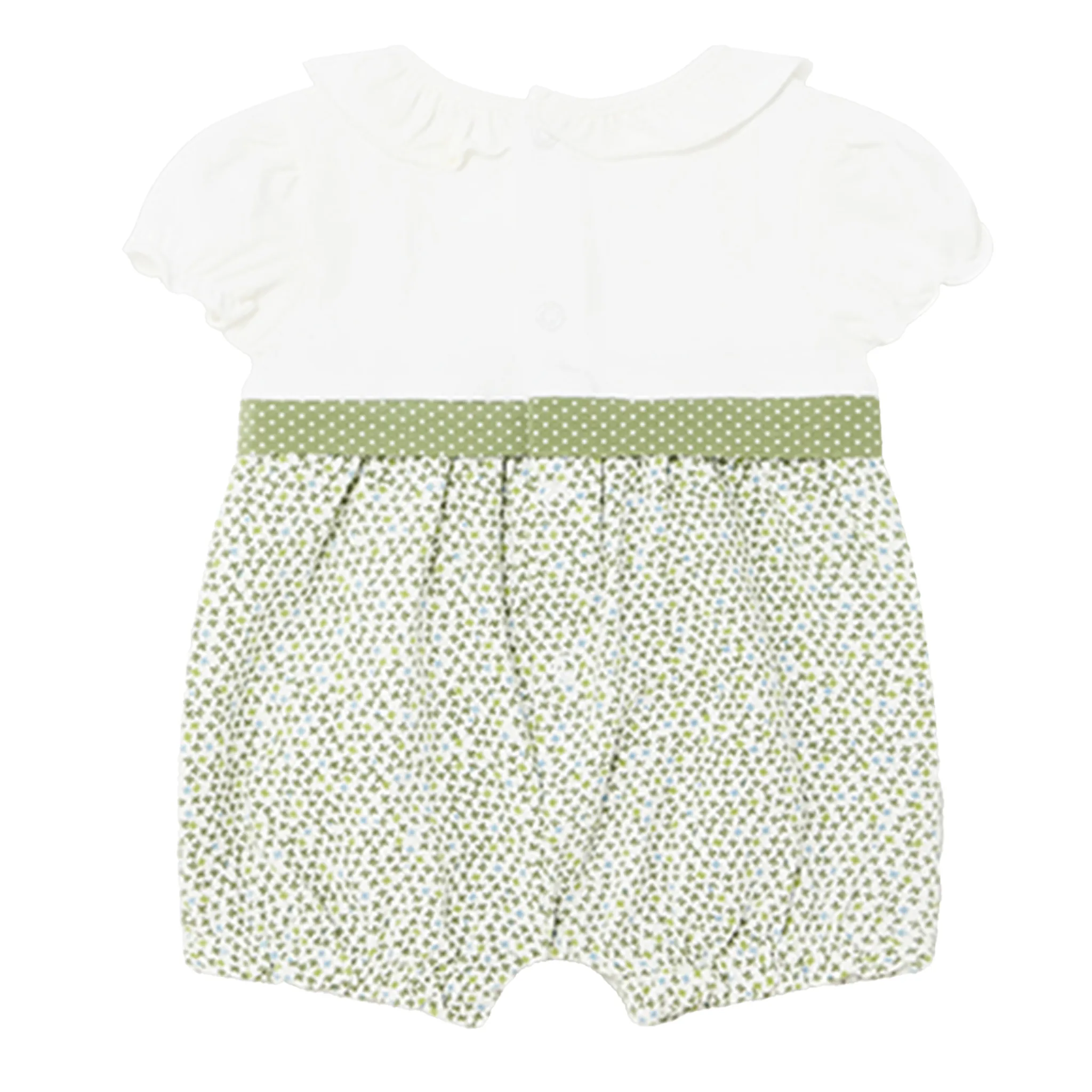 Green Flowered Bodysuit