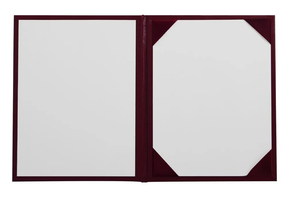 Maroon Graduation Diploma Cover - High School Diploma Covers