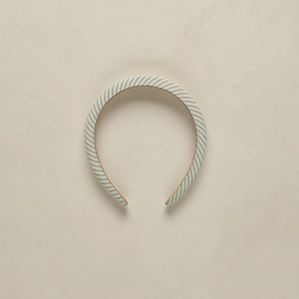 Padded Headband | Sage Stripe
