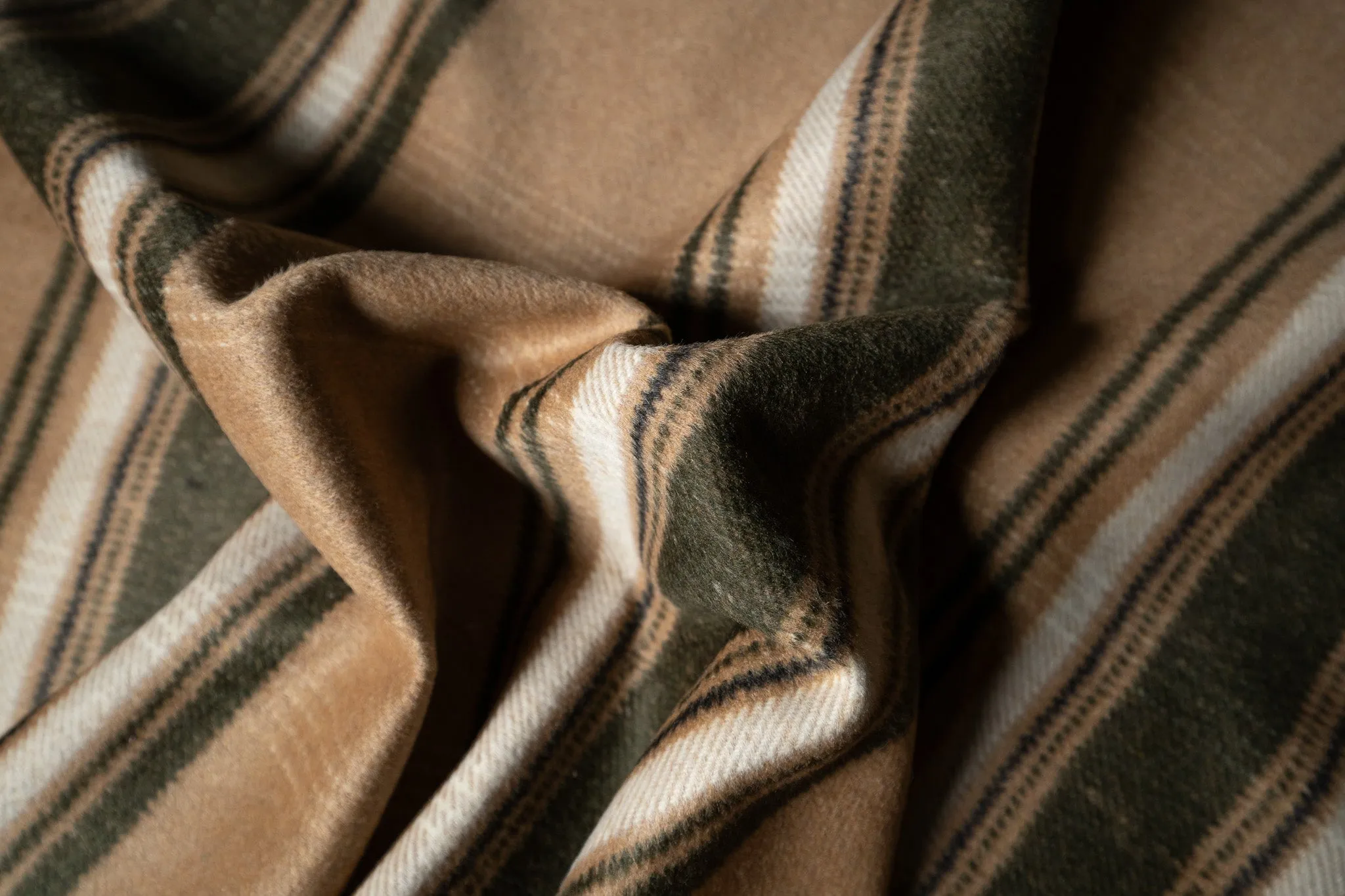 The Camel Stripe Flannel